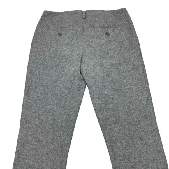 JUICY COUTURE Wool Cuffed Trousers Sz 4 Gray - Picture 5 of 6